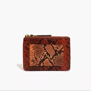 Madewell leather pocket pouch wallet